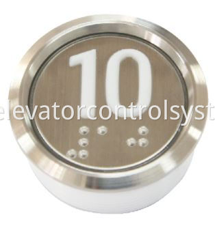 Passenger Elevator Push Buttons Weatherproof Anti-collision Dustproof